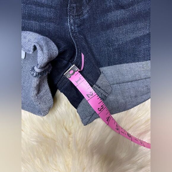 Blackheart Indigo V stitch button fly denim shorts sz 3 - Picture 10 of 10